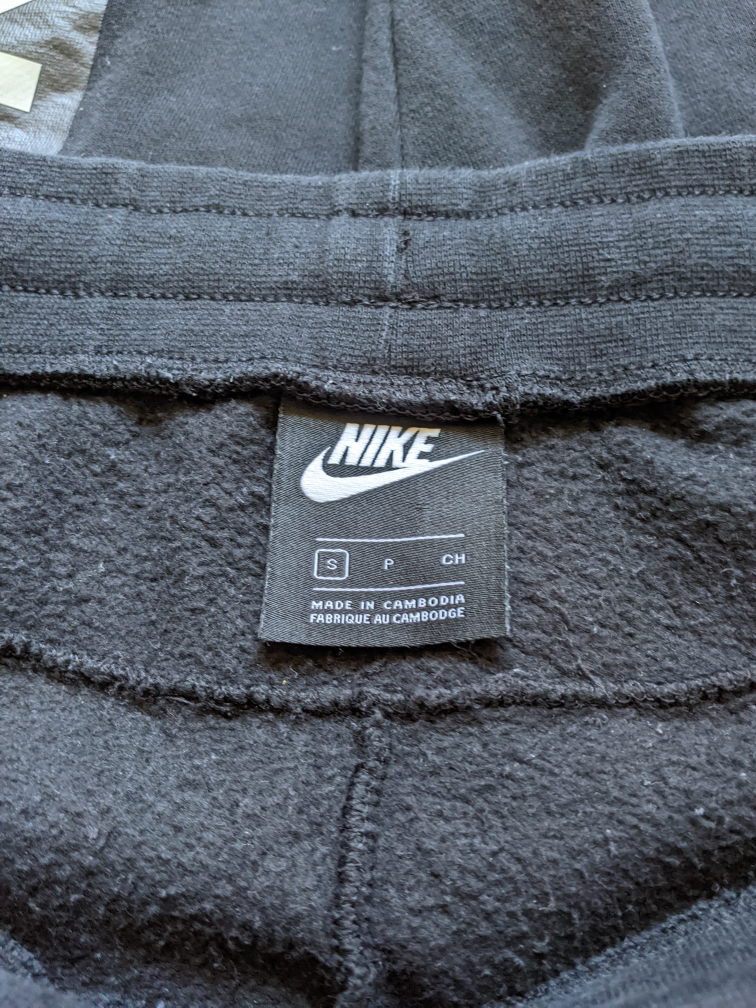 Nike Air Workout Jogging Black Sweatpants Size Small image indicator(3)