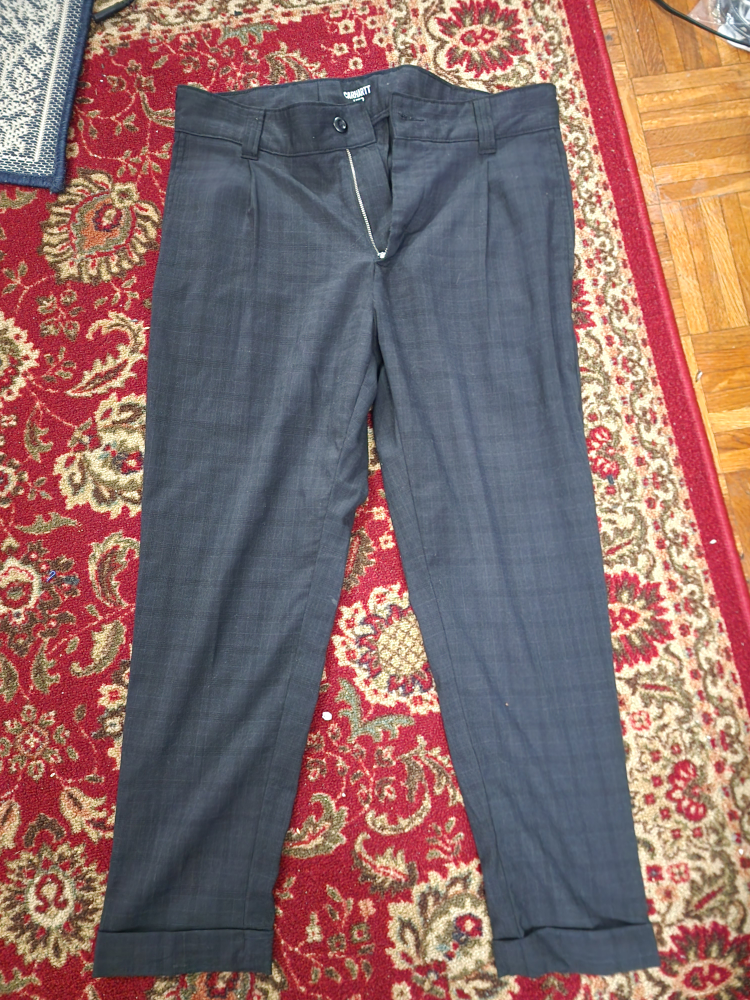 Carhartt WIP Plaid cropped pants - photo 2