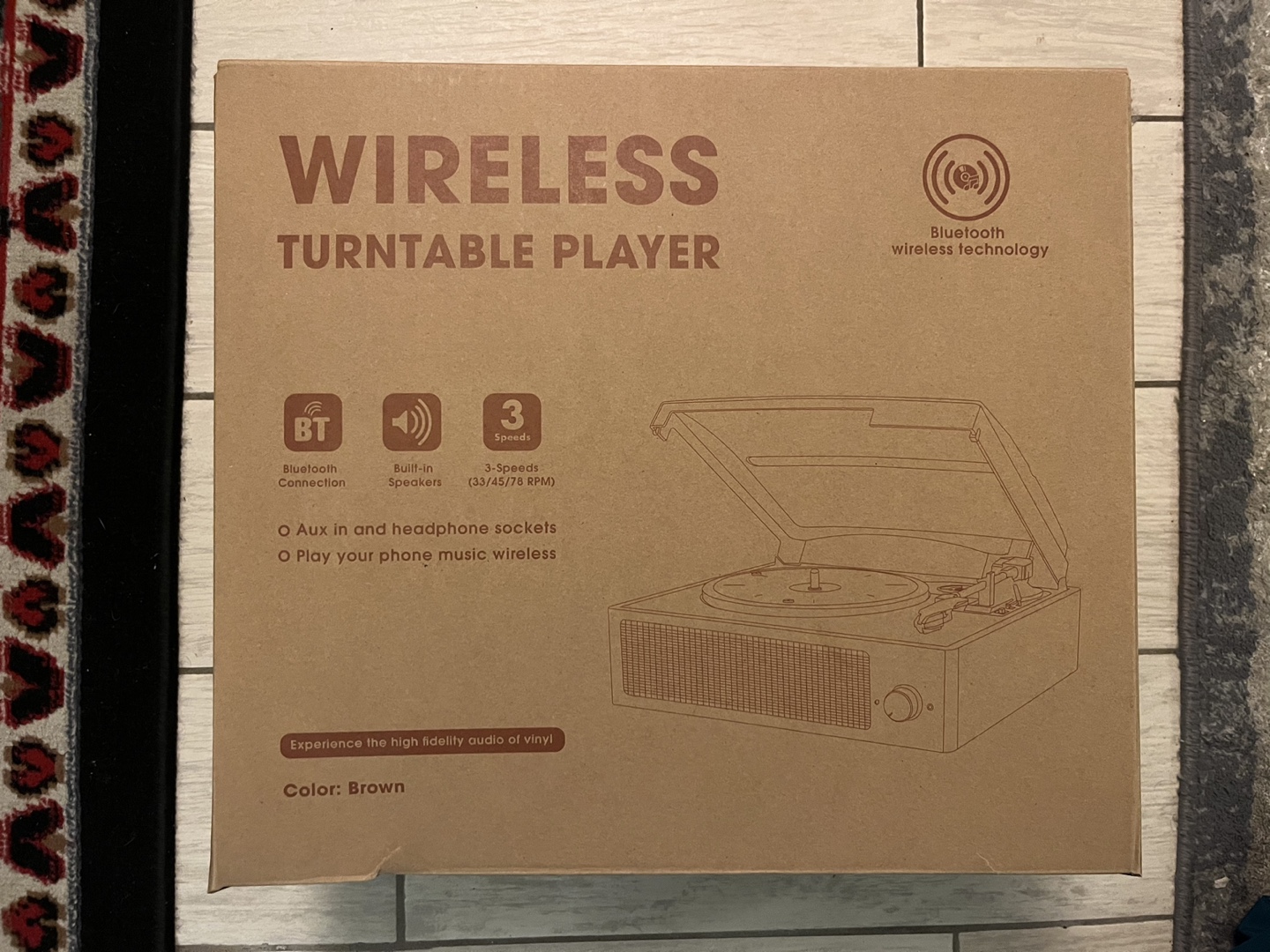 Wireless Turntable Player