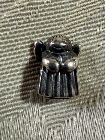 Retired Pandora Angel of Hope Bead Charm Sterling Silver 925 thumbnail