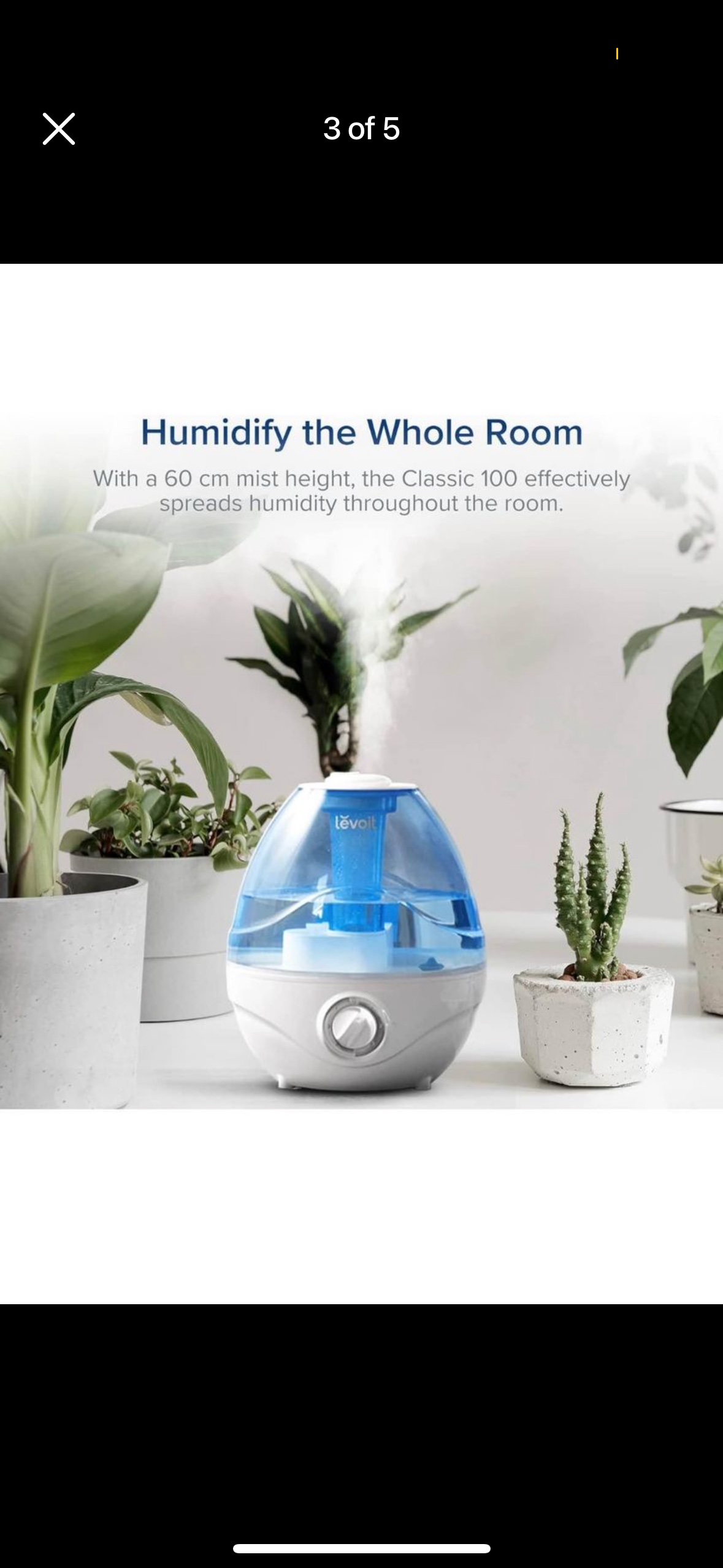 LEVOIT Humidifier for Large Room (2.4L Water Tank) image indicator(3)