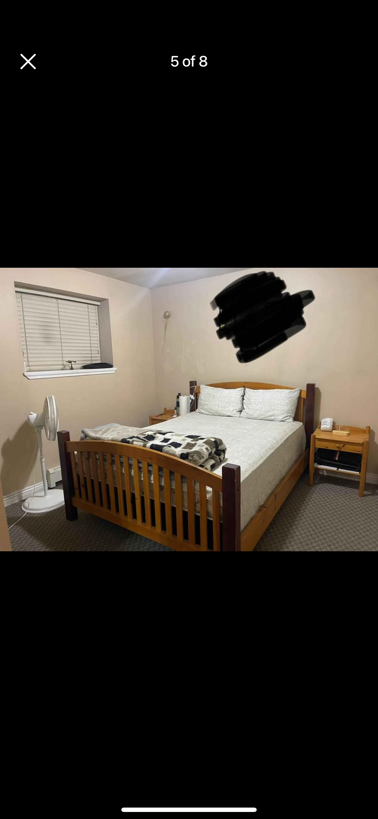 Queen bed frame