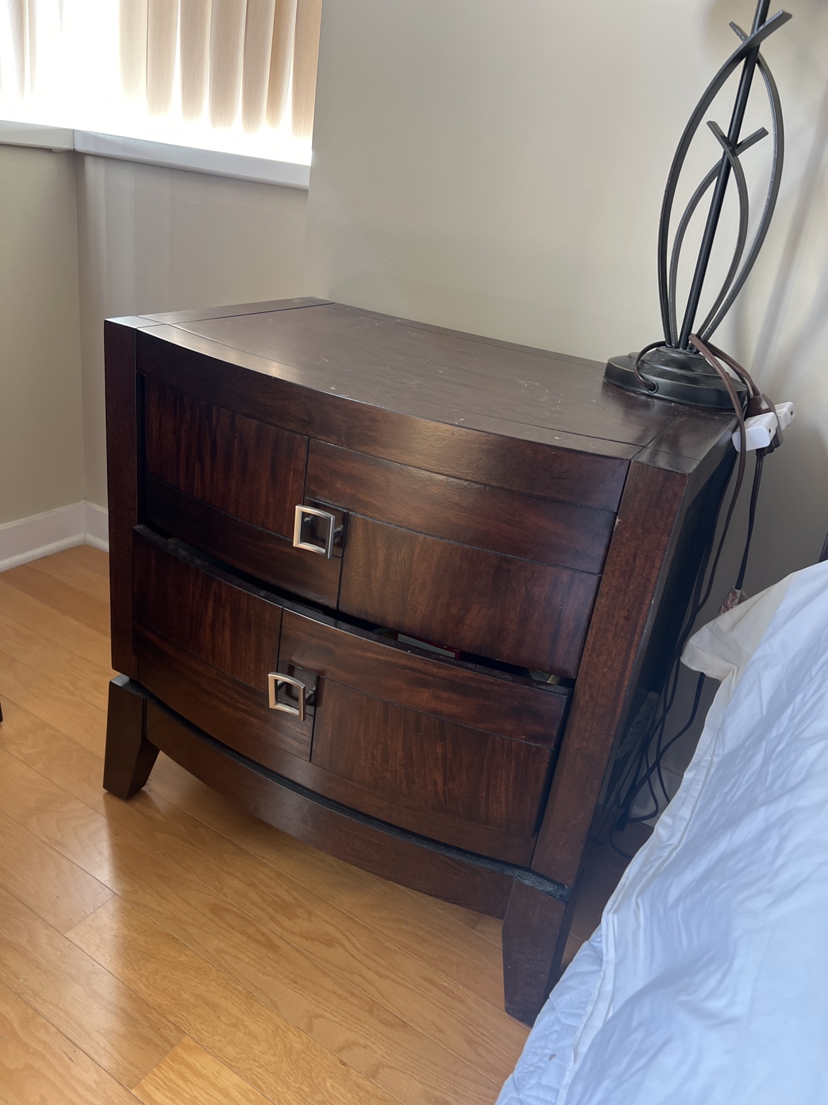Wood Closet & side table set - photo 4