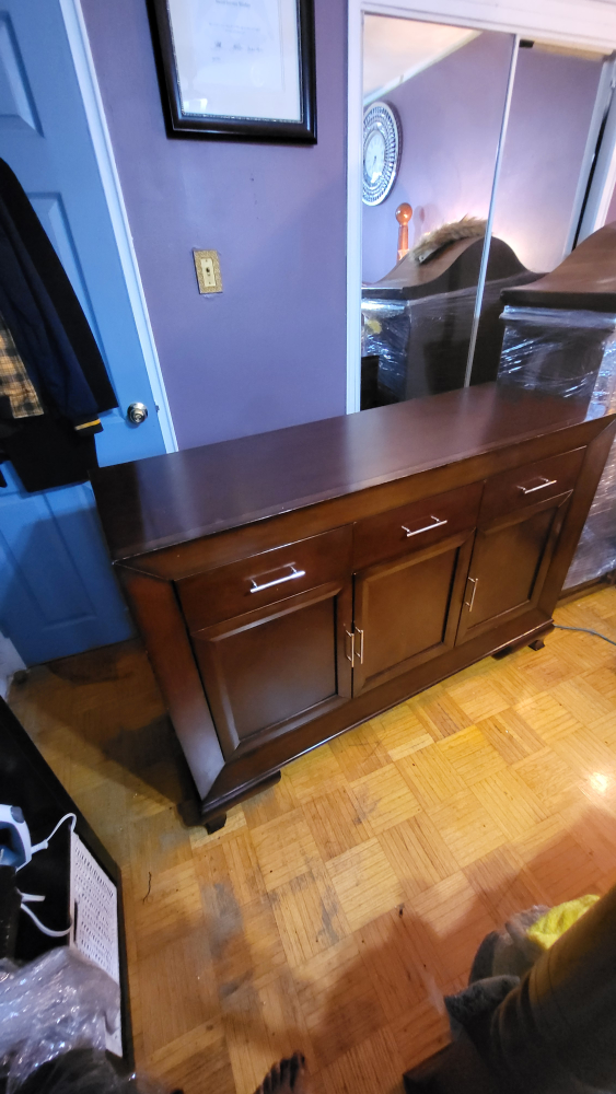 console cabinet solid wood. - photo 4