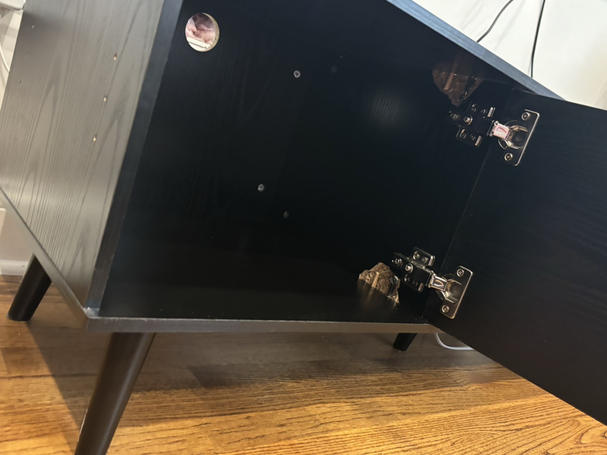 Black Wood TV Console🥕 - photo 5