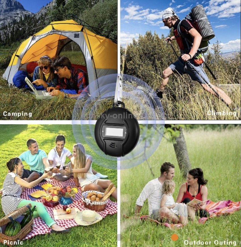 Solar powered mouse repeller portable compass ultrasonic image indicator(6)