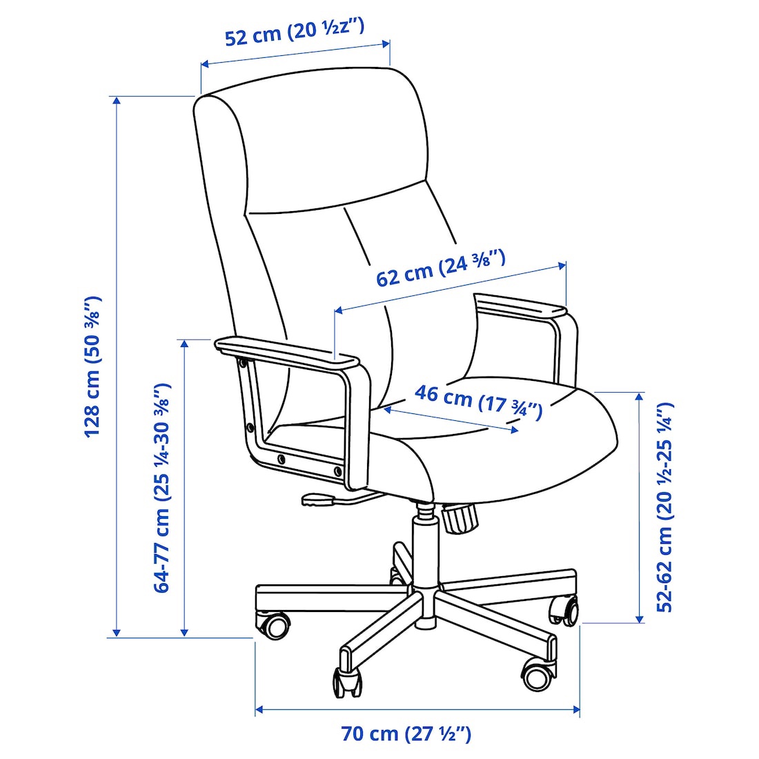 IKEA MILLBERGET Swivel Chair - photo 2
