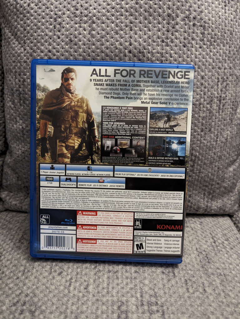 PS4 Game - Metal Gear Solid V: The Phantom Pain - photo 2