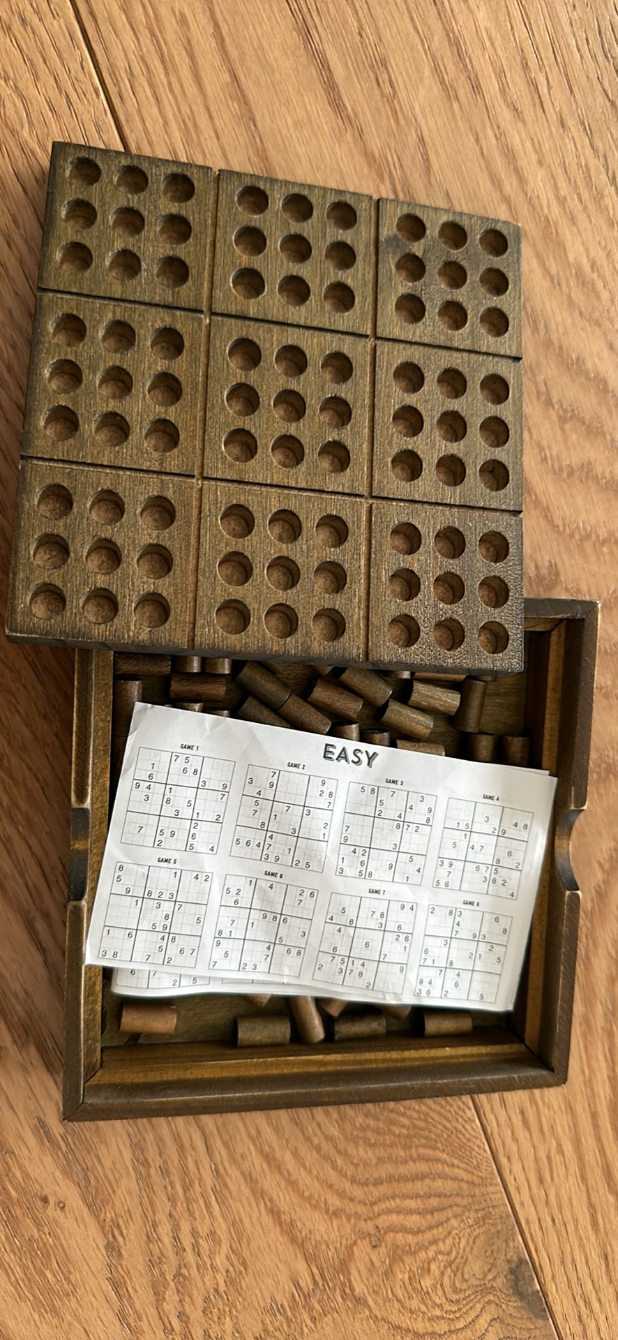 Sudoku wooden game thumbnail