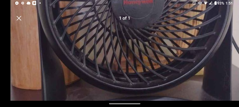 two honeywell fans