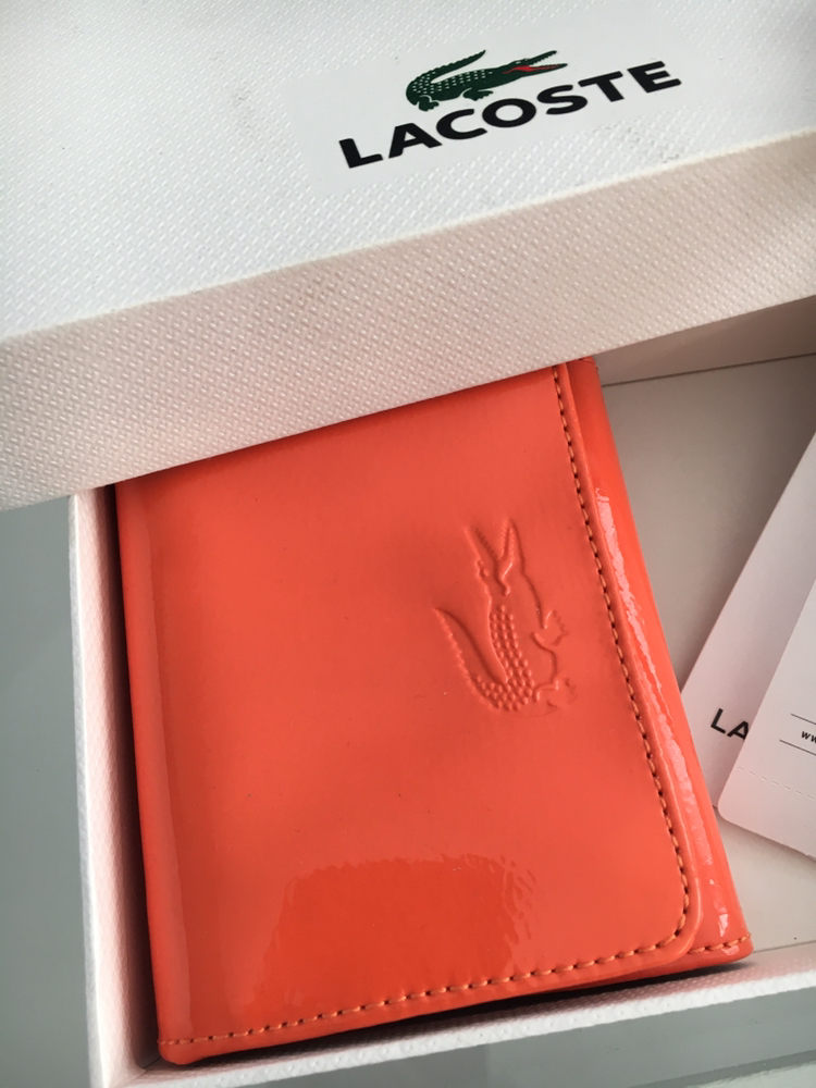 *NEW* LACOSTE Wallet/Card Holder + Headband Set image indicator(3)