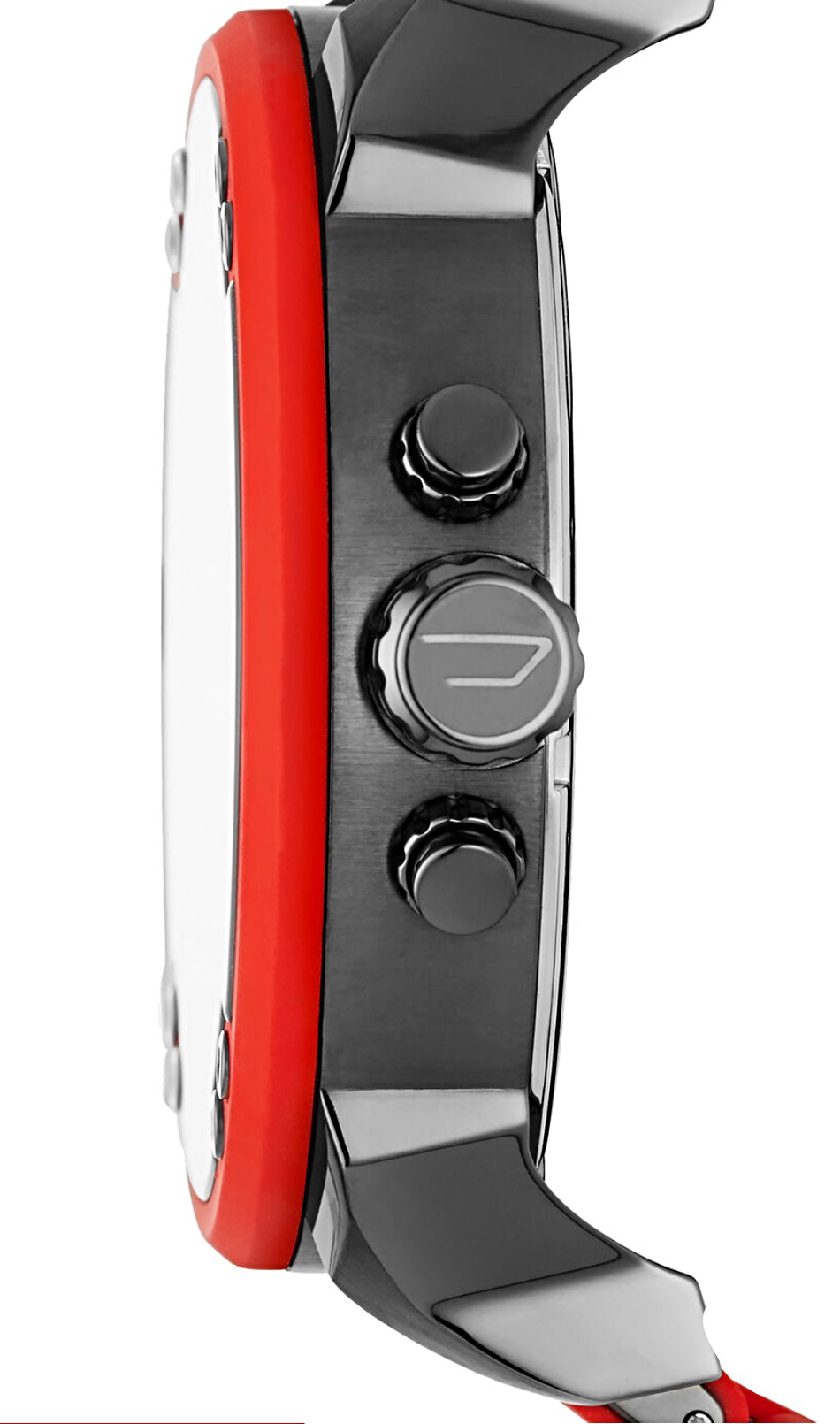 VGUC Diesel men’s Mr. Daddy 2.0 red metal watch DZ7370 image indicator(5)