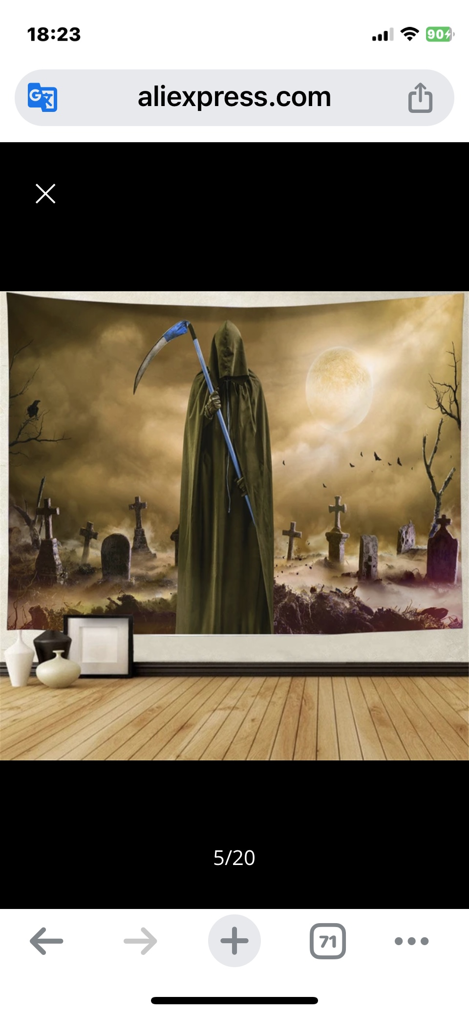 *Brand New* Halloween tapestry 150*130 image indicator(2)