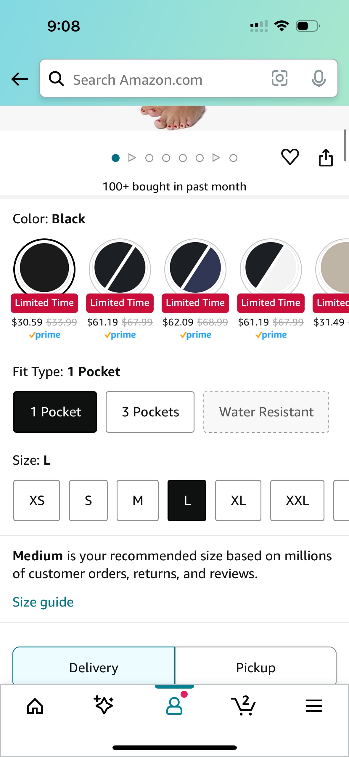 Baleaf fleece leggings image indicator(2)