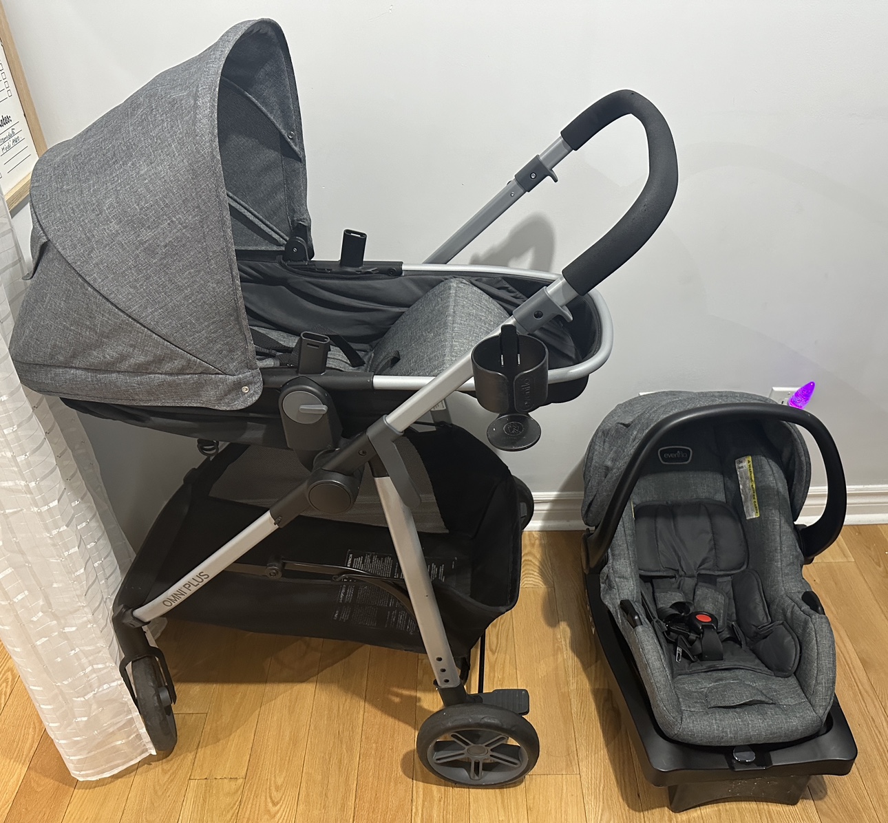 Evenflo Omni Plus Modular Travel System With Infant Car Seat