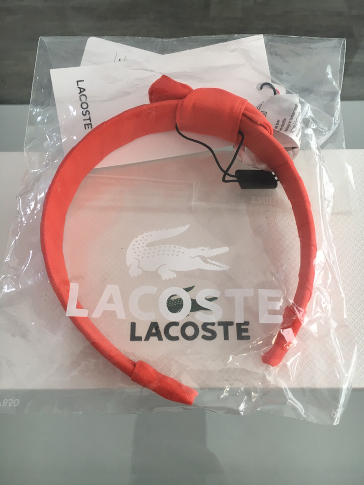 *NEW* LACOSTE Wallet/Card Holder + Headband Set image indicator(7)