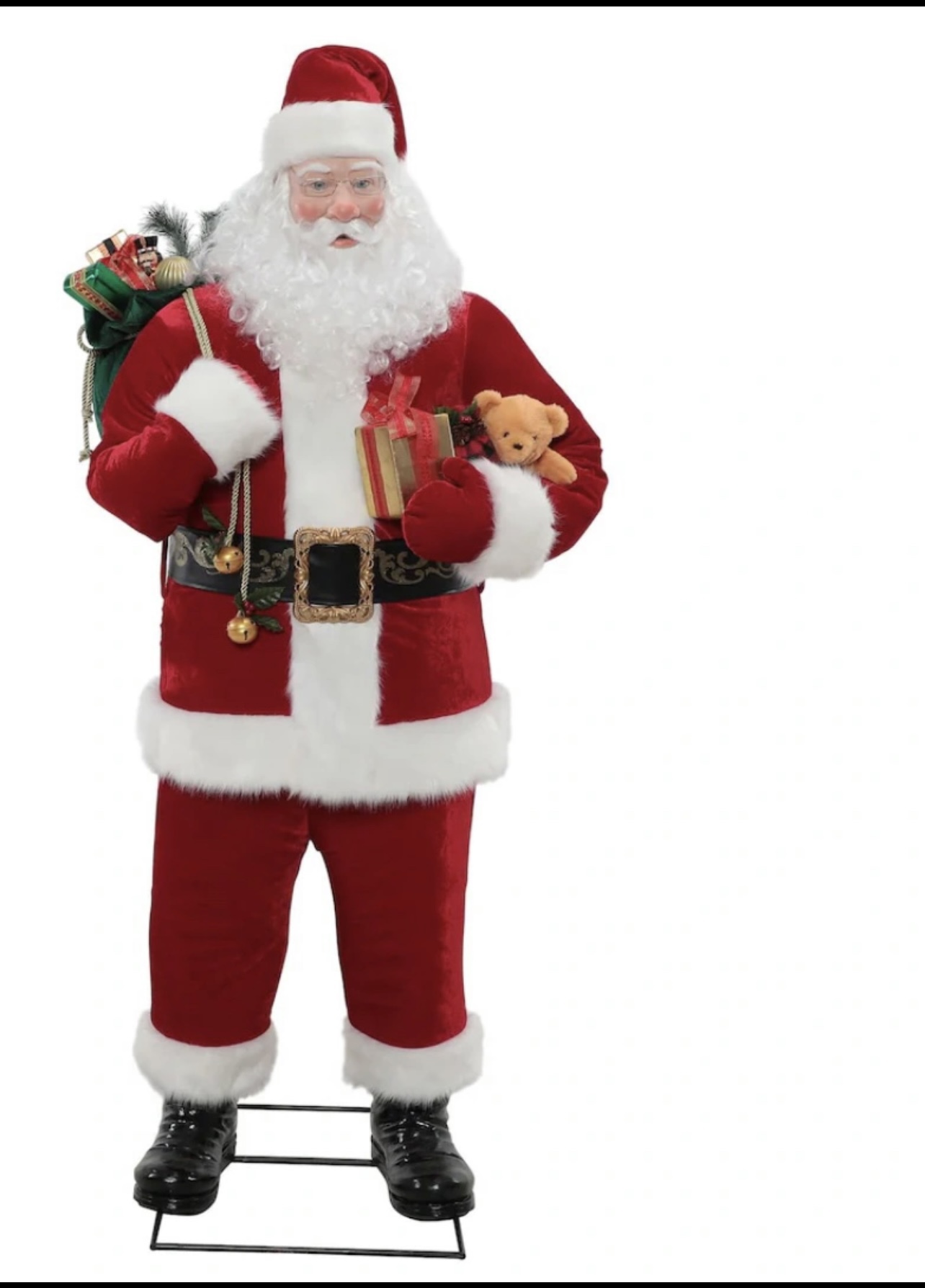6 ft. Animated Singing Santa - English Speaking