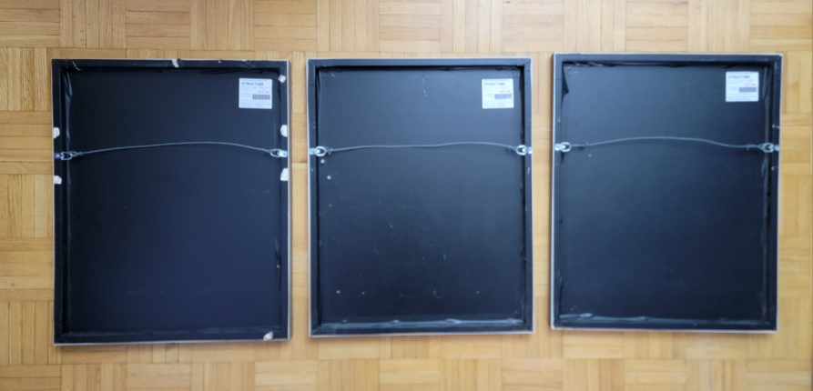 3 x Animal Framed Wall Art Structube 17"x21 image indicator(5)