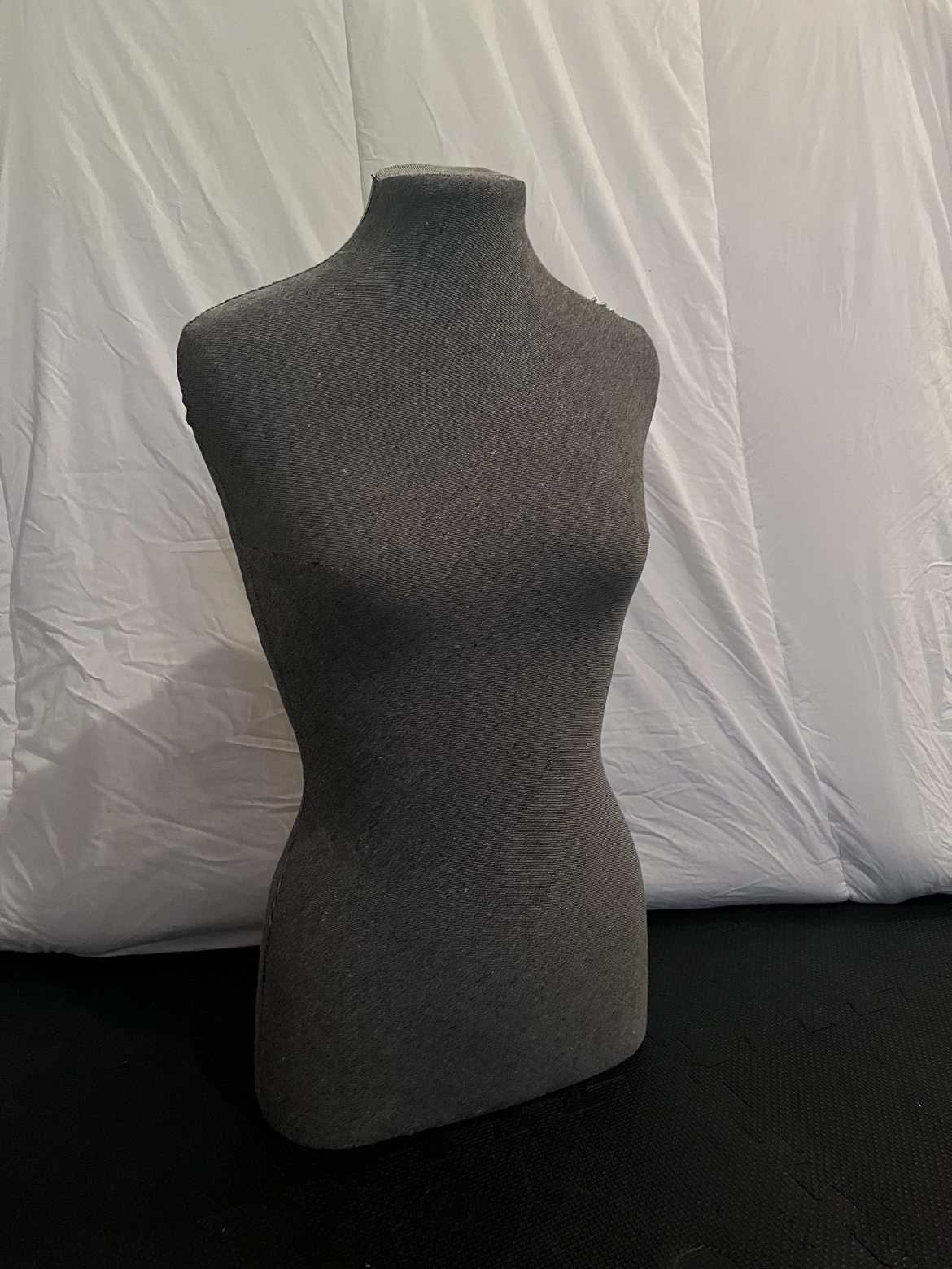 Denim mannequin torso (no stand)