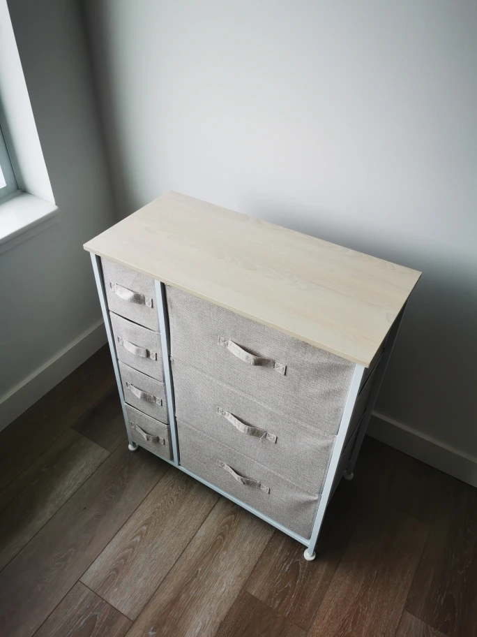 7 Drawer Fabric Dresser Storage Tower - photo 4
