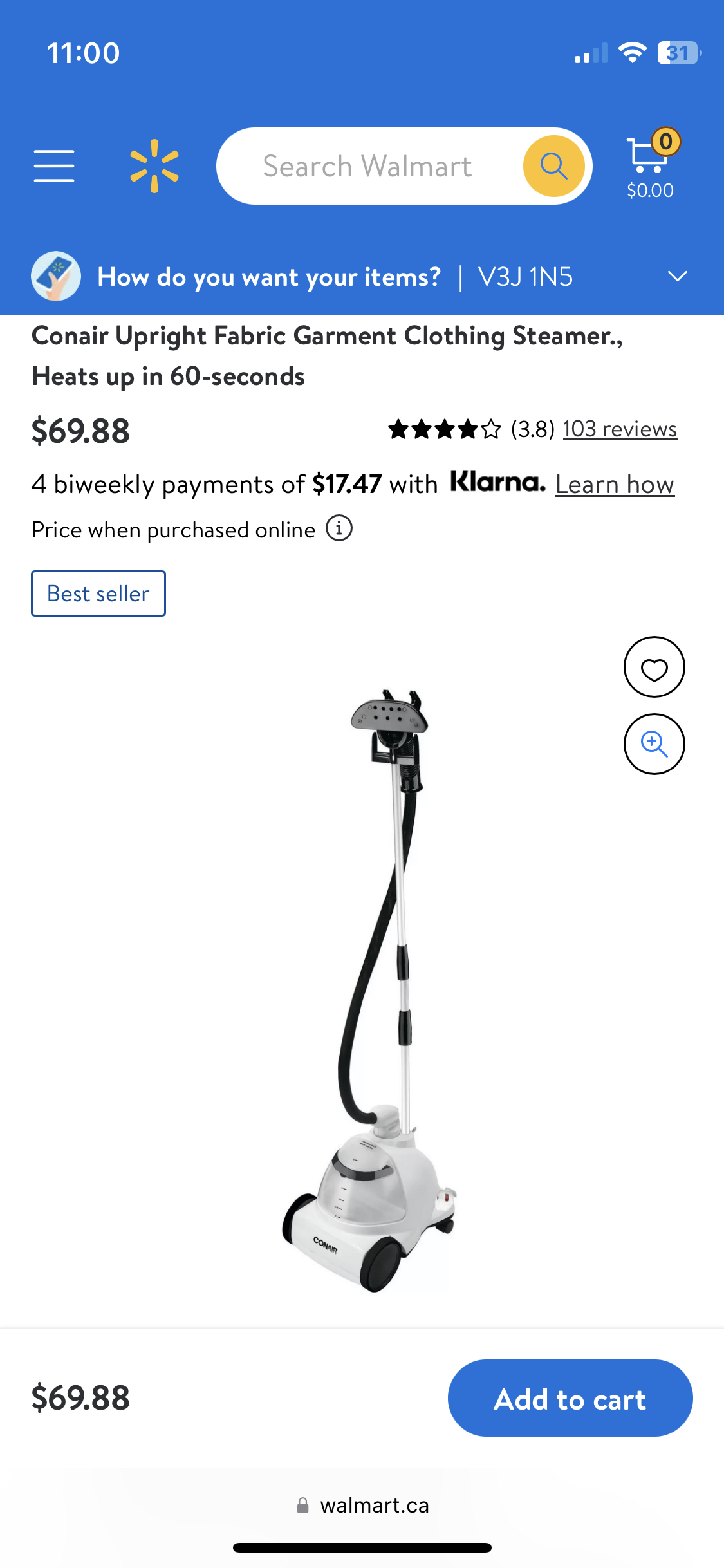 Conair Fabric Steamer image indicator(6)