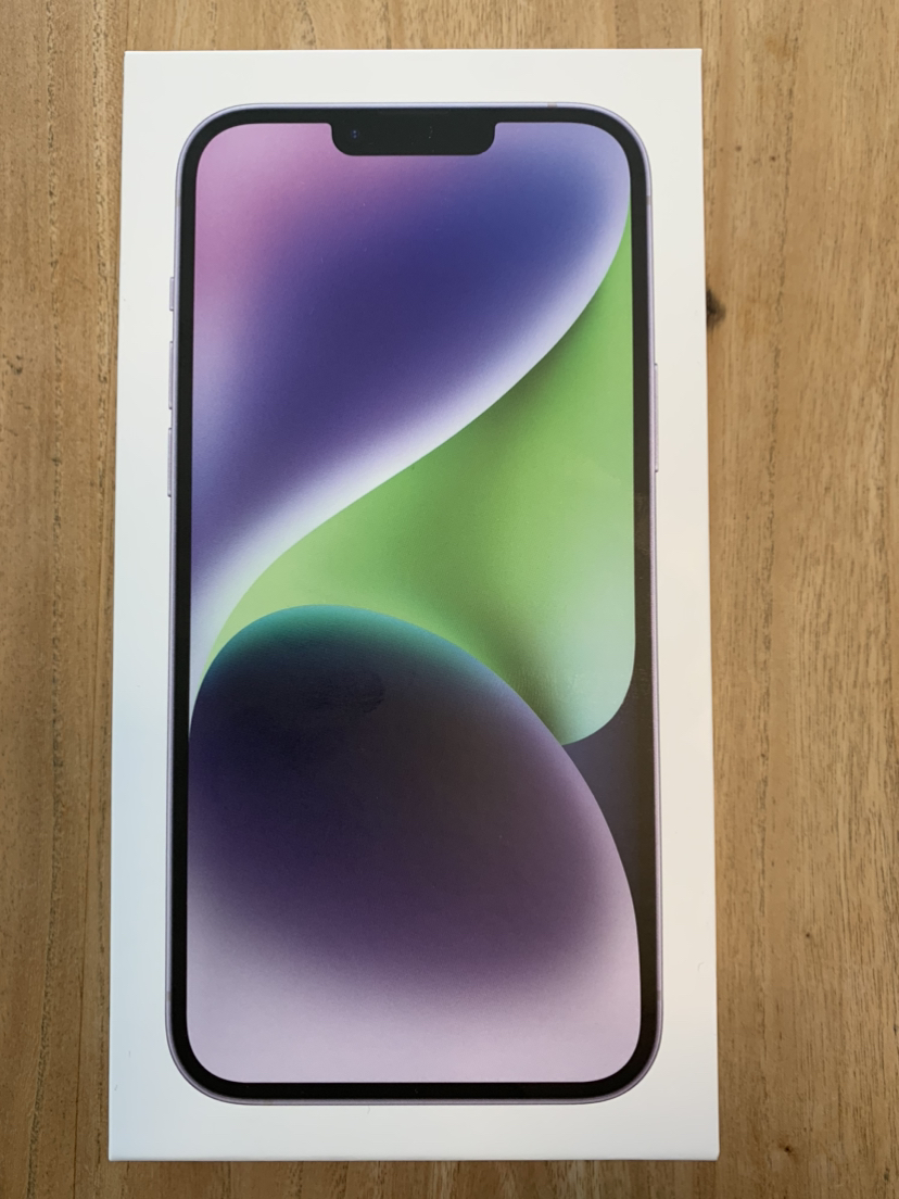iPhone 14 Plus 128gb (Purple - new in box) thumbnail