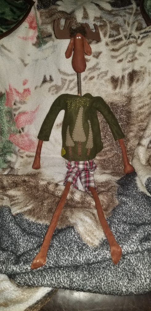 MOOSEY Handcrafted home decor character in clothes image indicator(5)