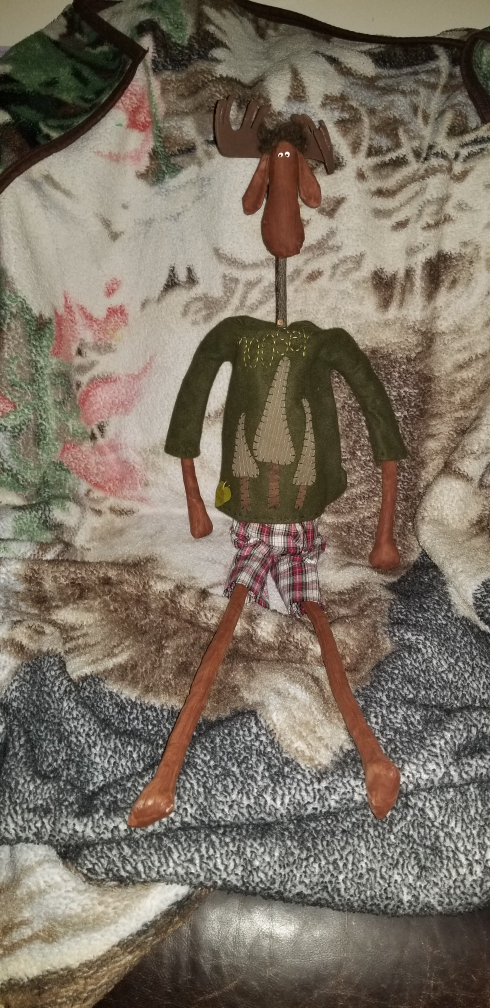 MOOSEY Handcrafted home decor character in clothes image indicator(6)