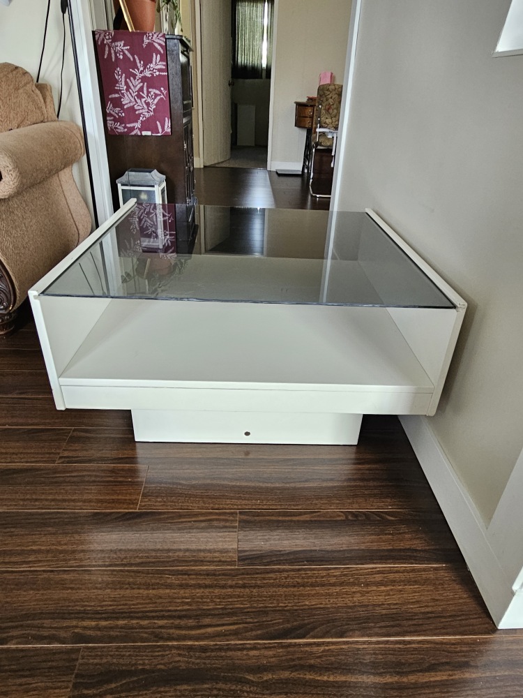 glass top table - photo 2