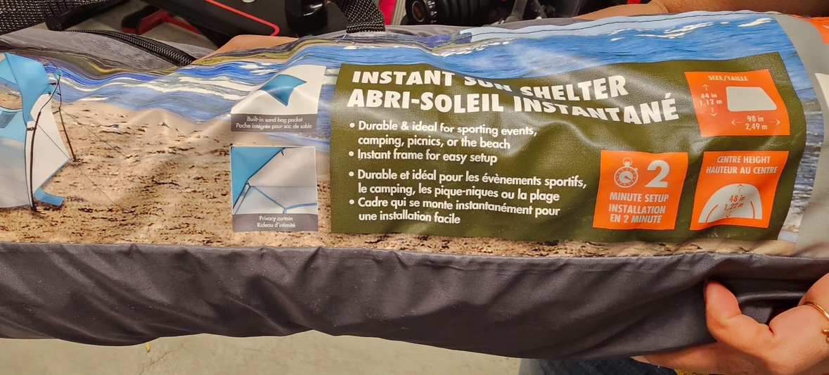 Instant sun shelter