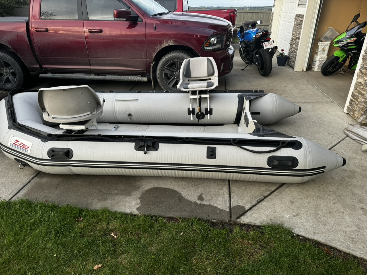 14 foot inflatable boat - photo 4