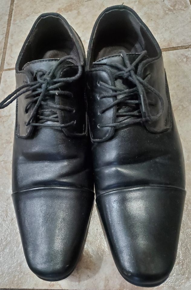 Men's black dress shoes size 9 - photo 2