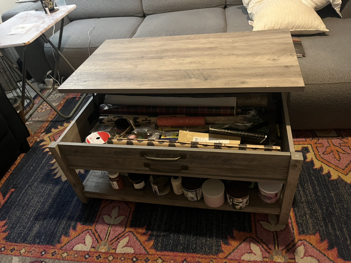 Coffee Table with Storage - photo 5