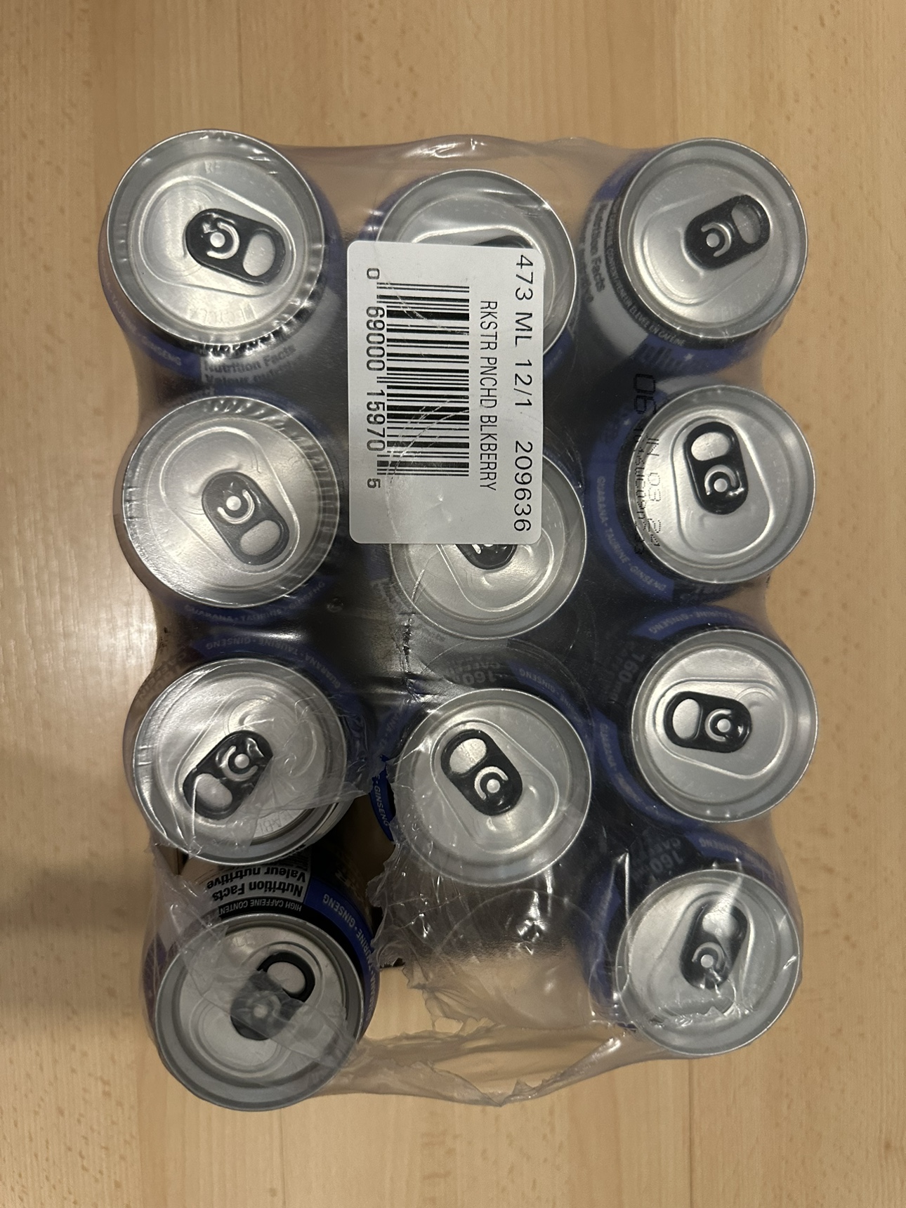 Rockstar Revolution Punched Blackberry Energy Drink image indicator(3)