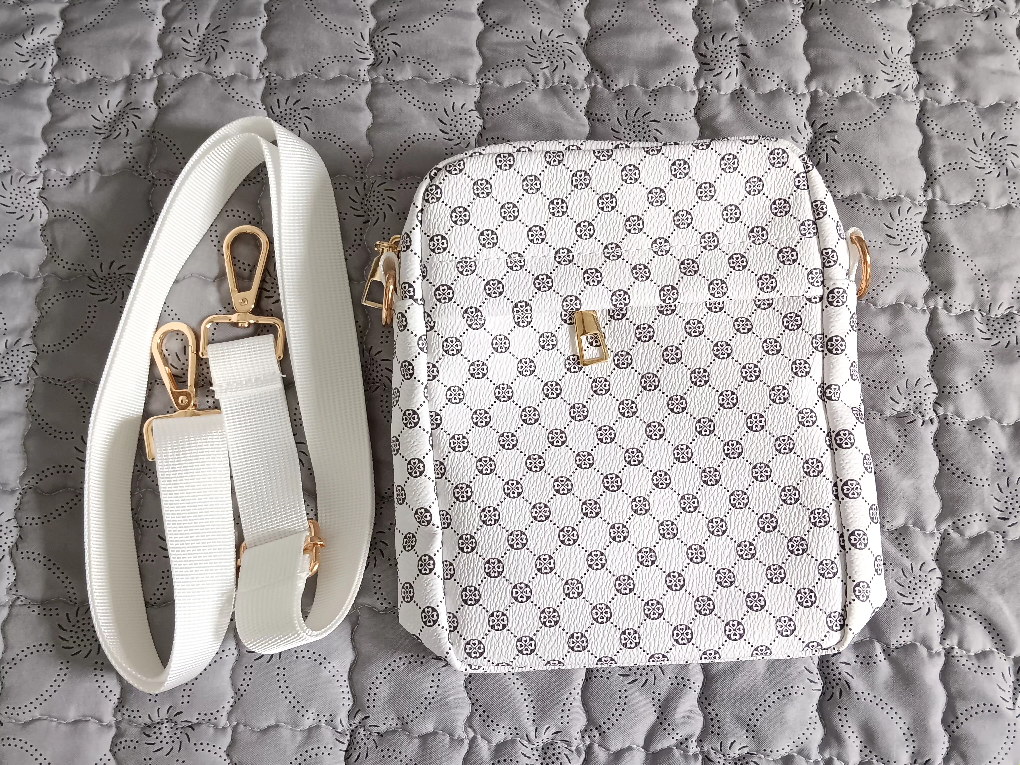 New White Stylish Waterproof Sling Bag image indicator(2)