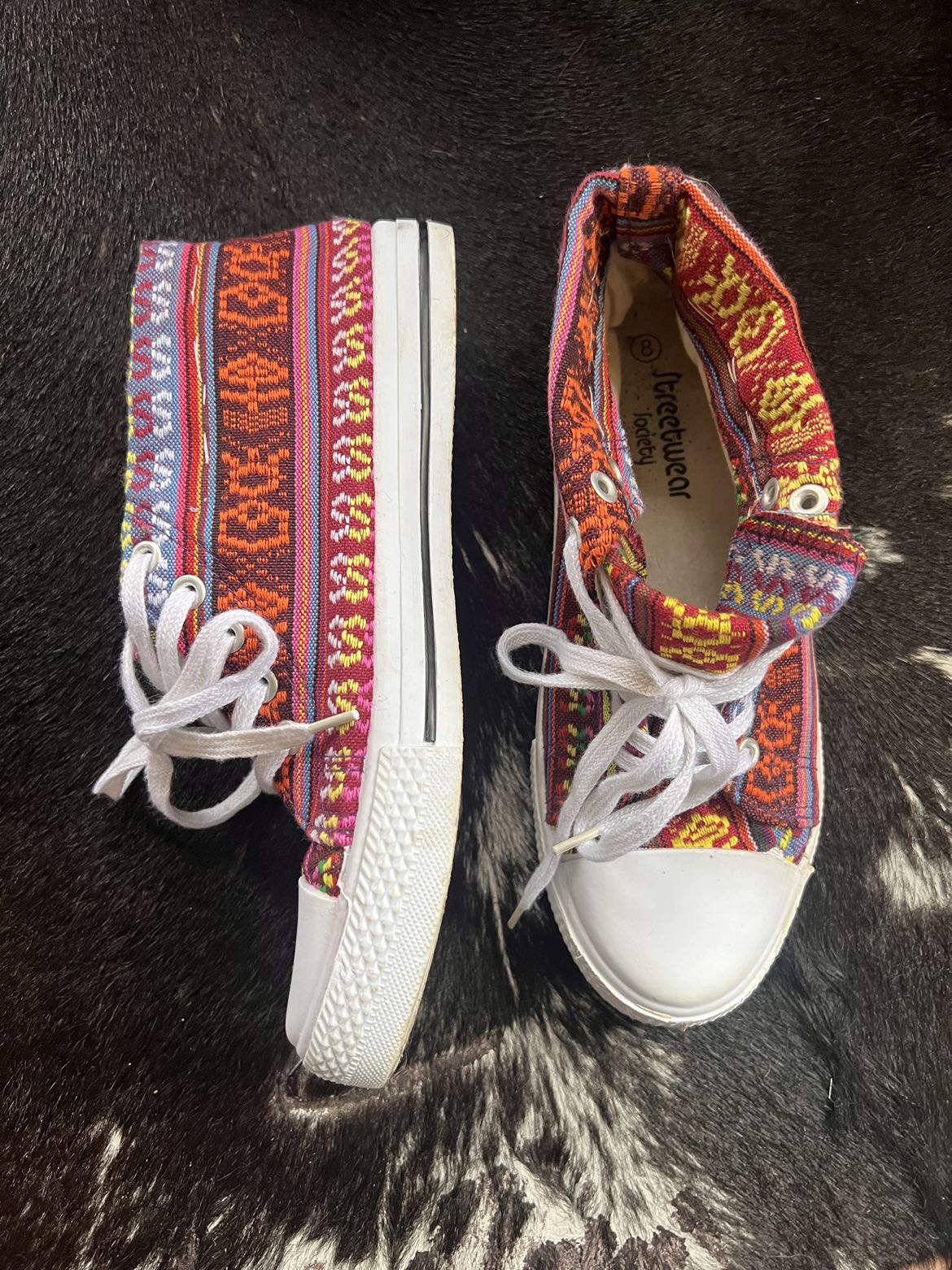 Size 8 streetwear sneakers - photo 2