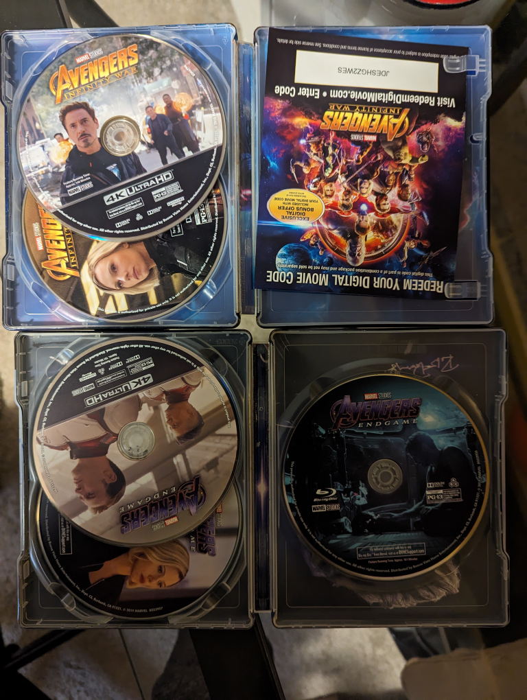 Avengers End game & Infinity War