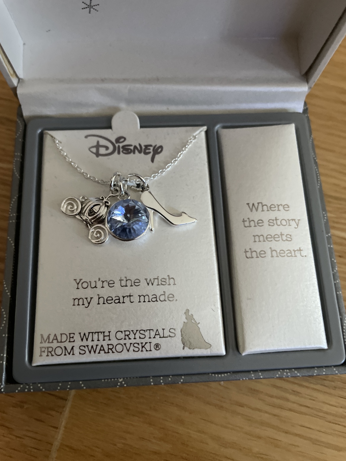 Disney Cinderella sterling silver necklace image indicator(2)