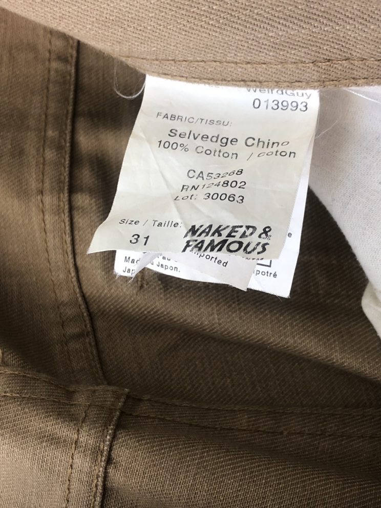 Men’s Sz31- Orig. $270- Naked and Famous Denim Pants image indicator(4)