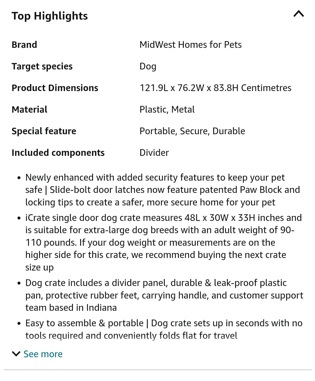 Large size Pet crate - photo 2