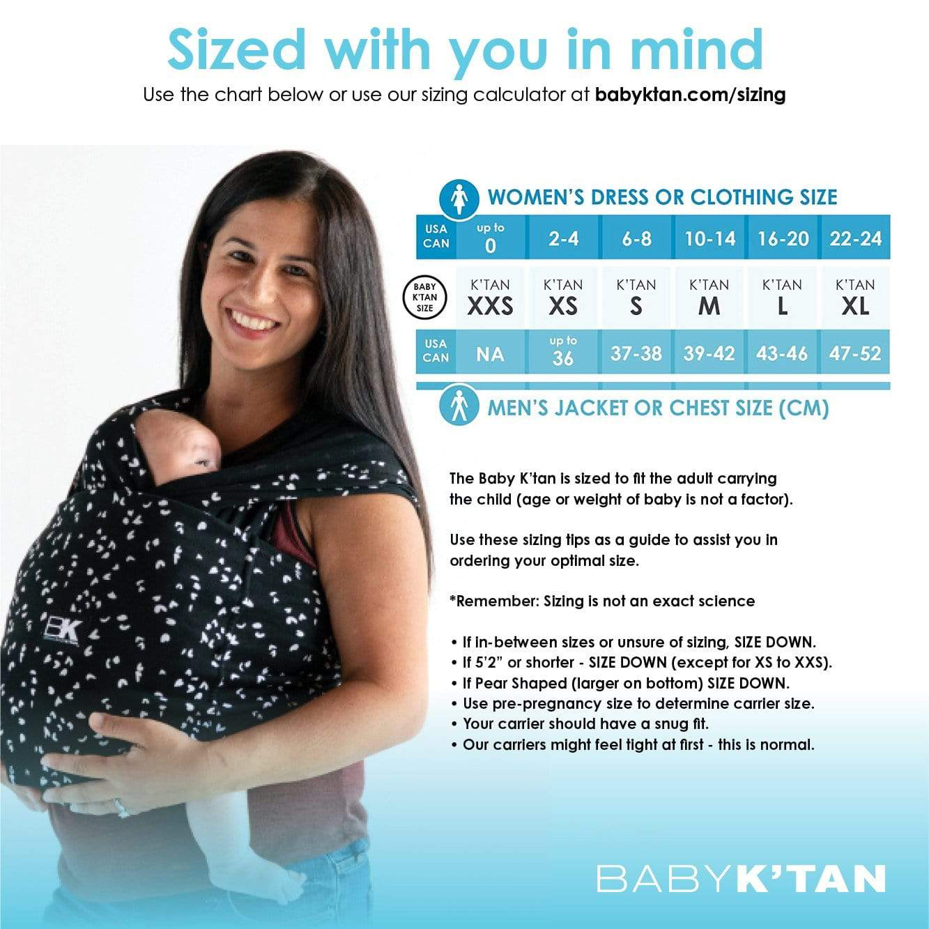 Size small Baby Ktan K’tan Carrier image indicator(3)