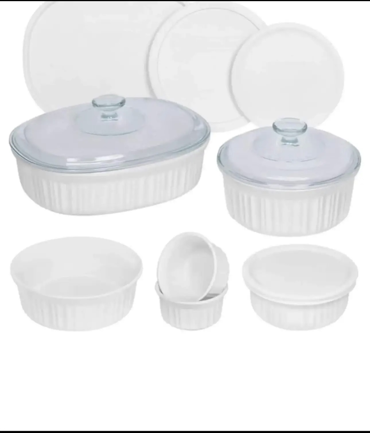 corningware 12 piece set French white set - photo 2