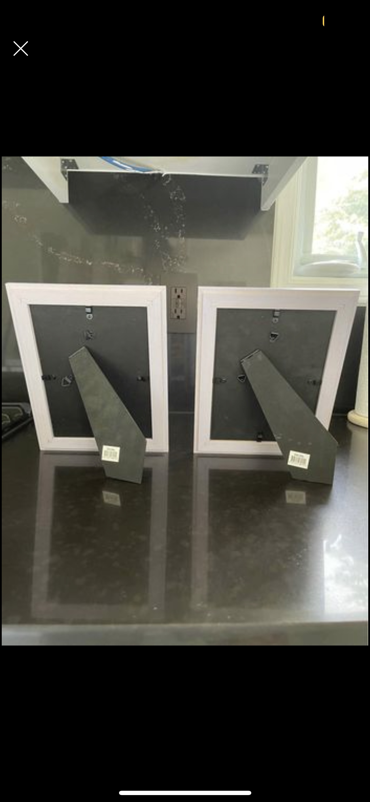 2 NEW WOOD PICTURE FRAMES image indicator(3)