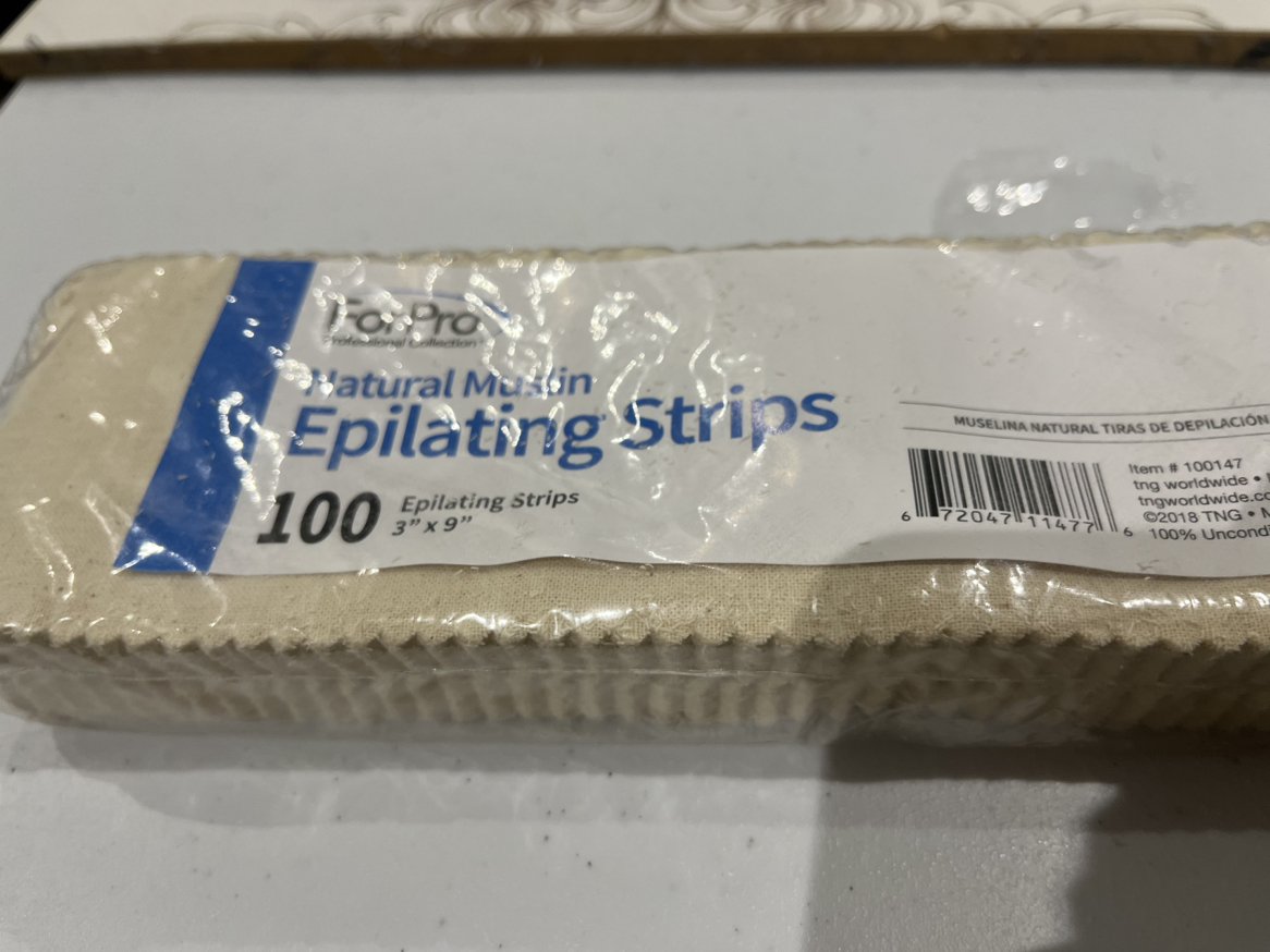 Natural muslin waxing strips image indicator(2)