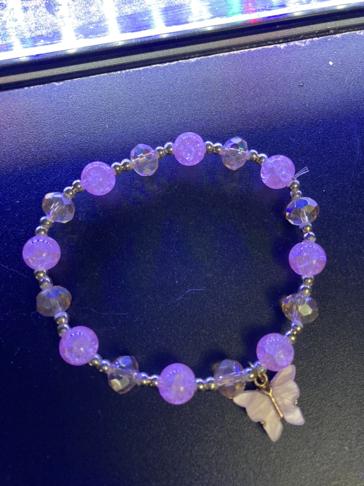 Pink Butterfly Y2K Bracelet #freecycle - photo 3