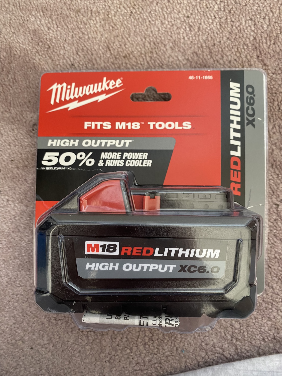 Milwaukee battery - new unopened