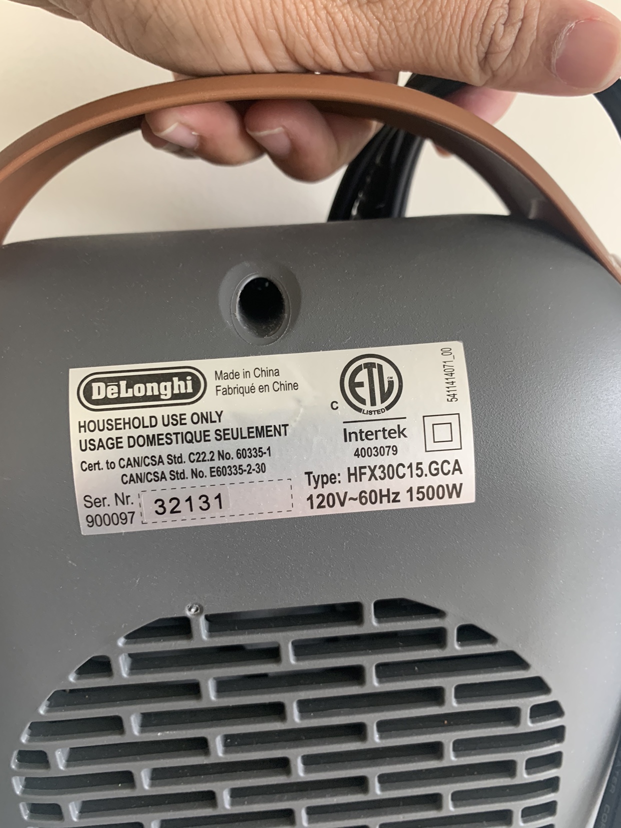 Delonghi space heater - photo 3