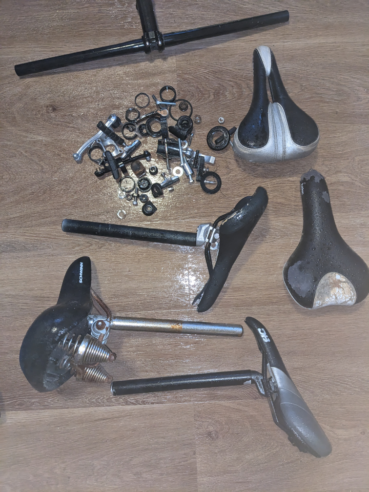 ASSORTMENT OF ADULT BIKE SEATS