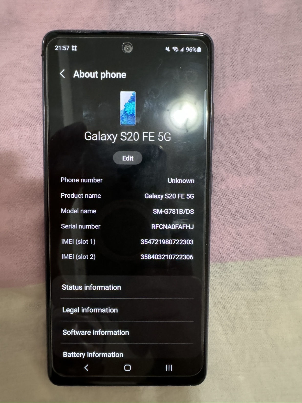 Samsung s20 fe image indicator(3)