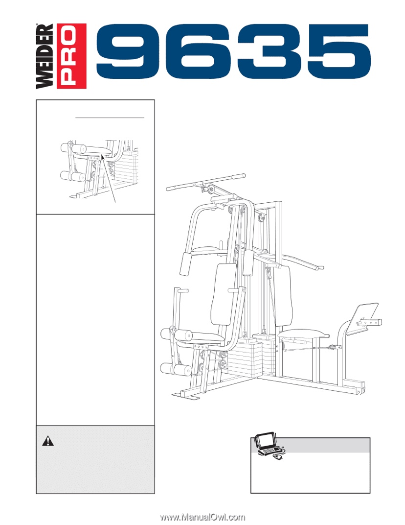 Weider Pro 9635 Home gym - photo 3